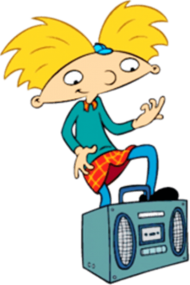 Hey Arnold Png Hd (teal, black, gold, pink)