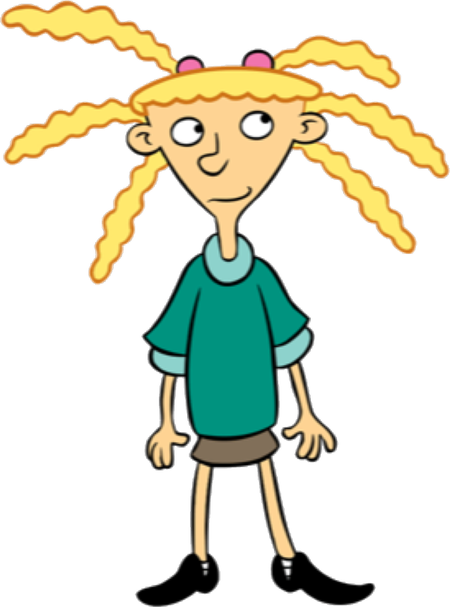 Hey Arnold Png Isolated File (teal, black, pink)