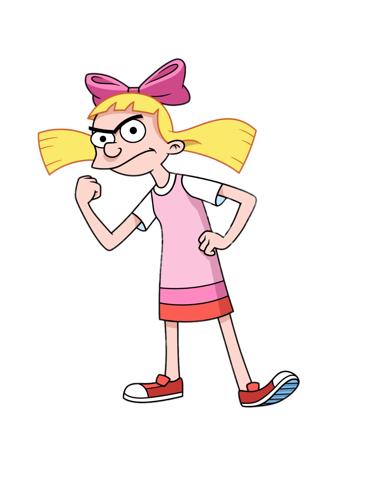 Hey Arnold Png Isolated Hd (salmon, gray, pink, white)