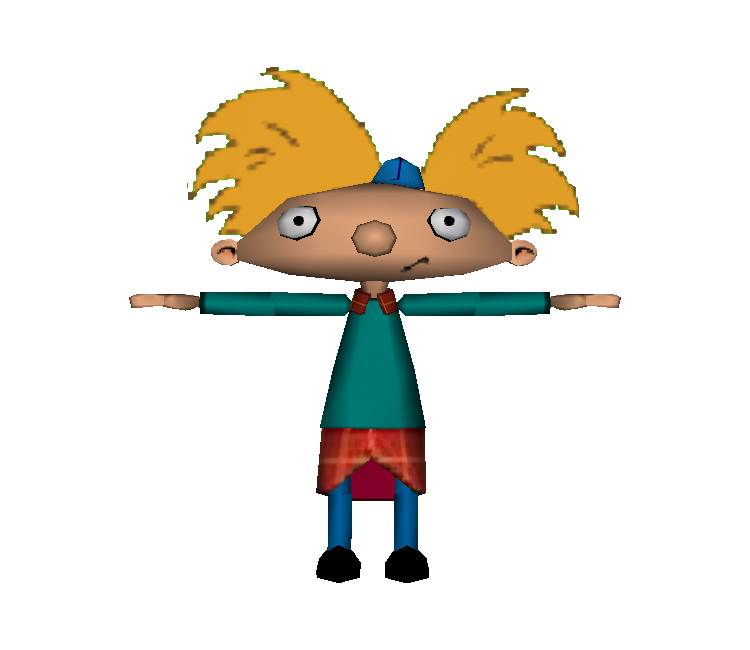 Hey Arnold Png Pic (teal, black, orange, white)