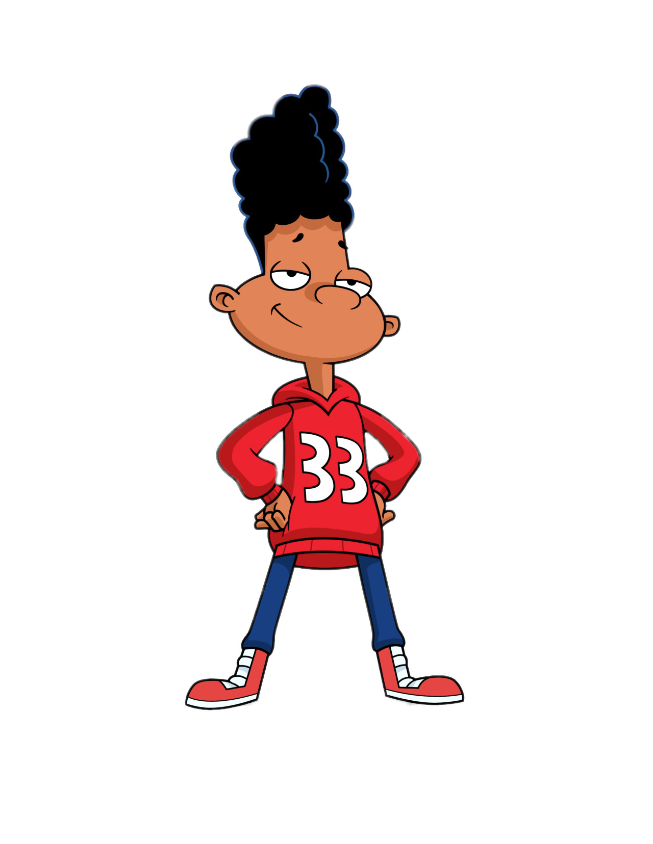 Hey Arnold Png Picture (black, red, gray, salmon)