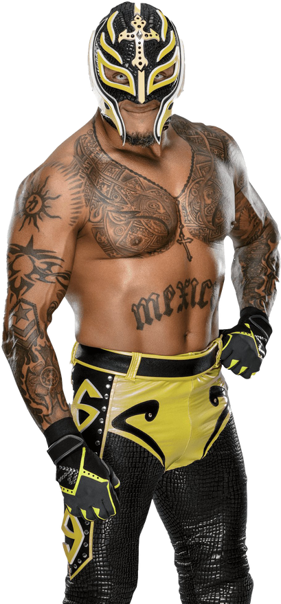 Rey Mysterio Png Isolated Pic (black)
