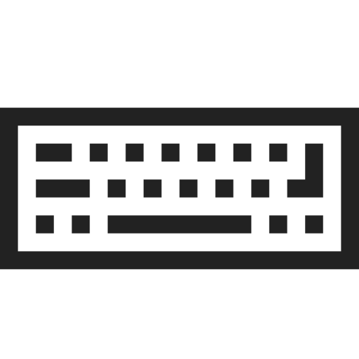 Key Keyboard Device Technology Free Transparent Png Icon Download (black)