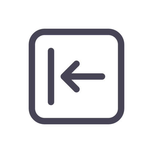 Keyboard Backspace Free Png Icon (black, indigo)