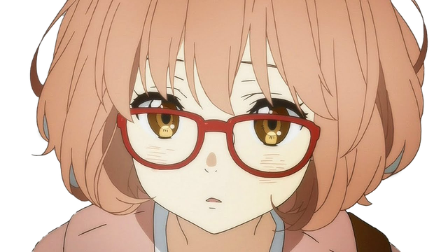 Beyond The Boundary Mirai Kuriyama Transparent Background (beige, black, silver)