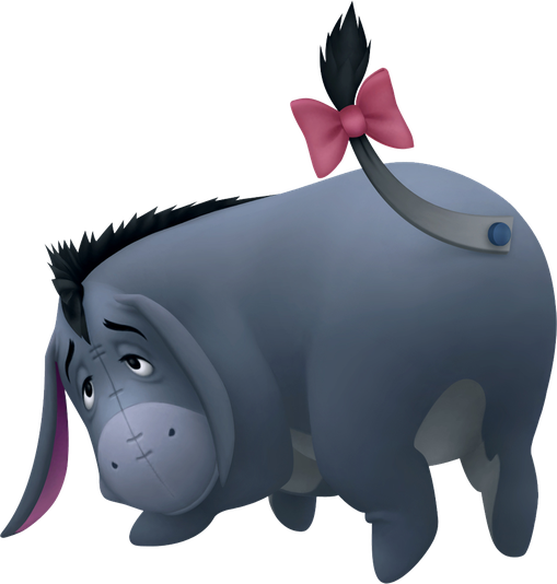 Eeyore Transparent Png (black, gray, indigo)