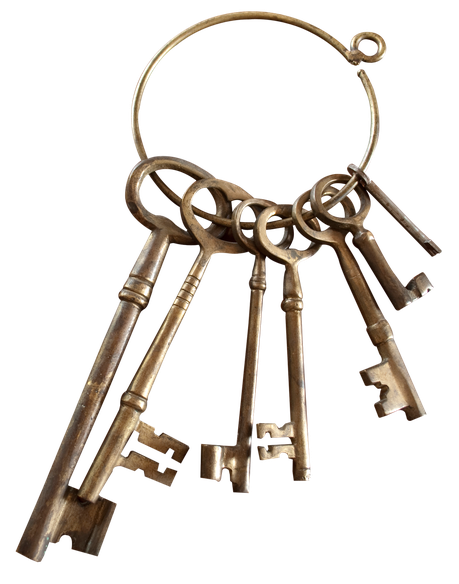 Keys Transparent Png (black)