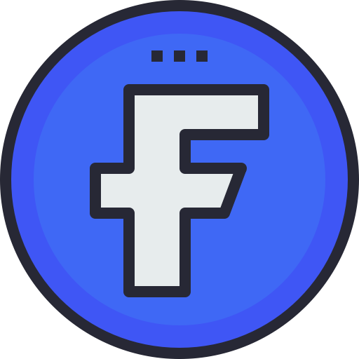 Facebook Free Png Icon Download Path (lavender, blue, black)