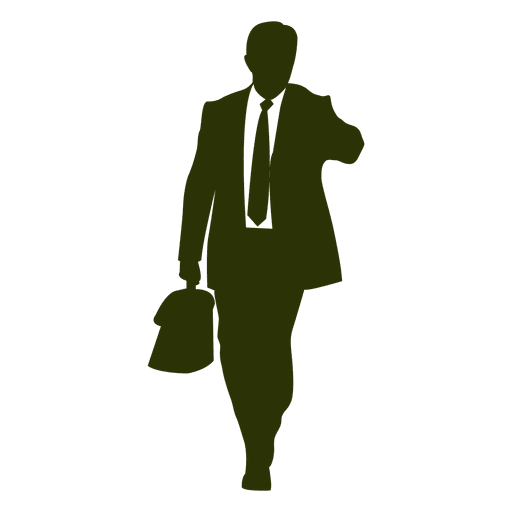 Office Animated Businessman Transparent Png (black, gray)