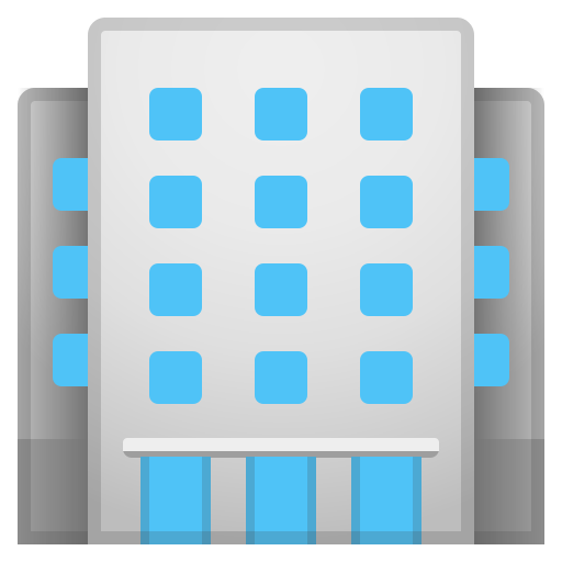 Officebuilding Free Png Icon Download (greenish blue, black, lavender)