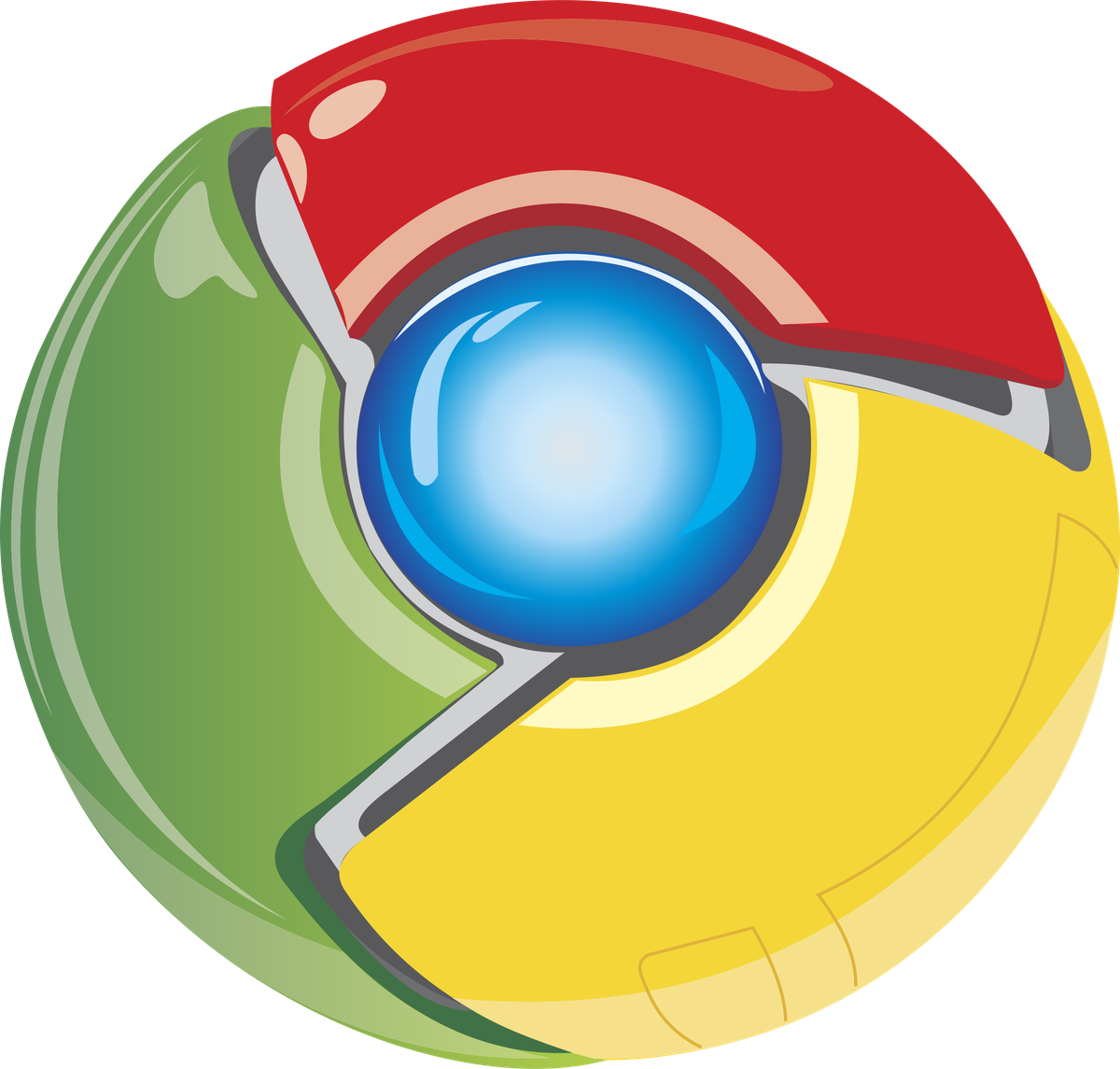 Official Google Chrome Logo Png File (gold, pink, chocolate, gray, black)