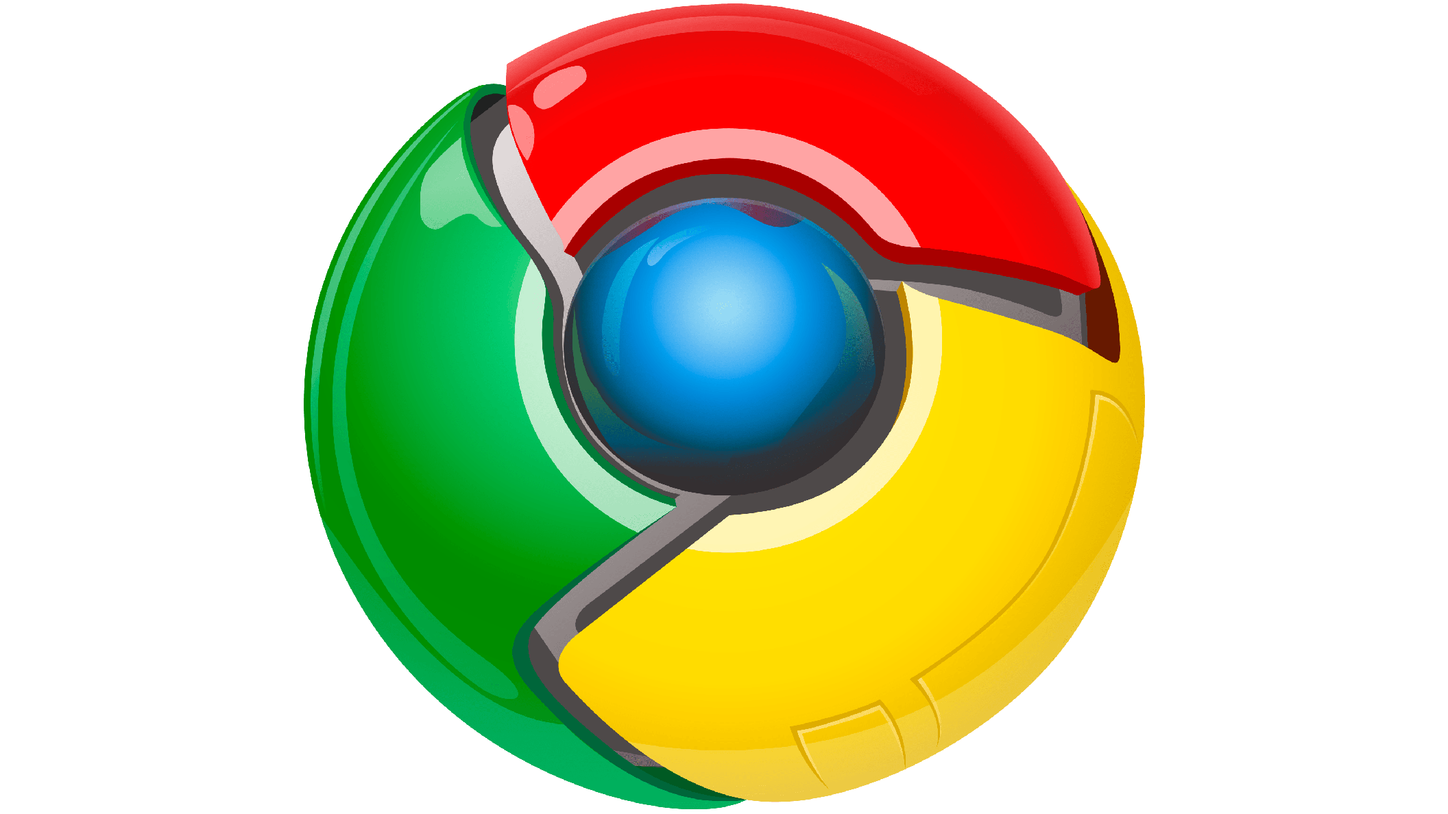 Official Google Chrome Logo Png Photos (red, gold, gray, green)