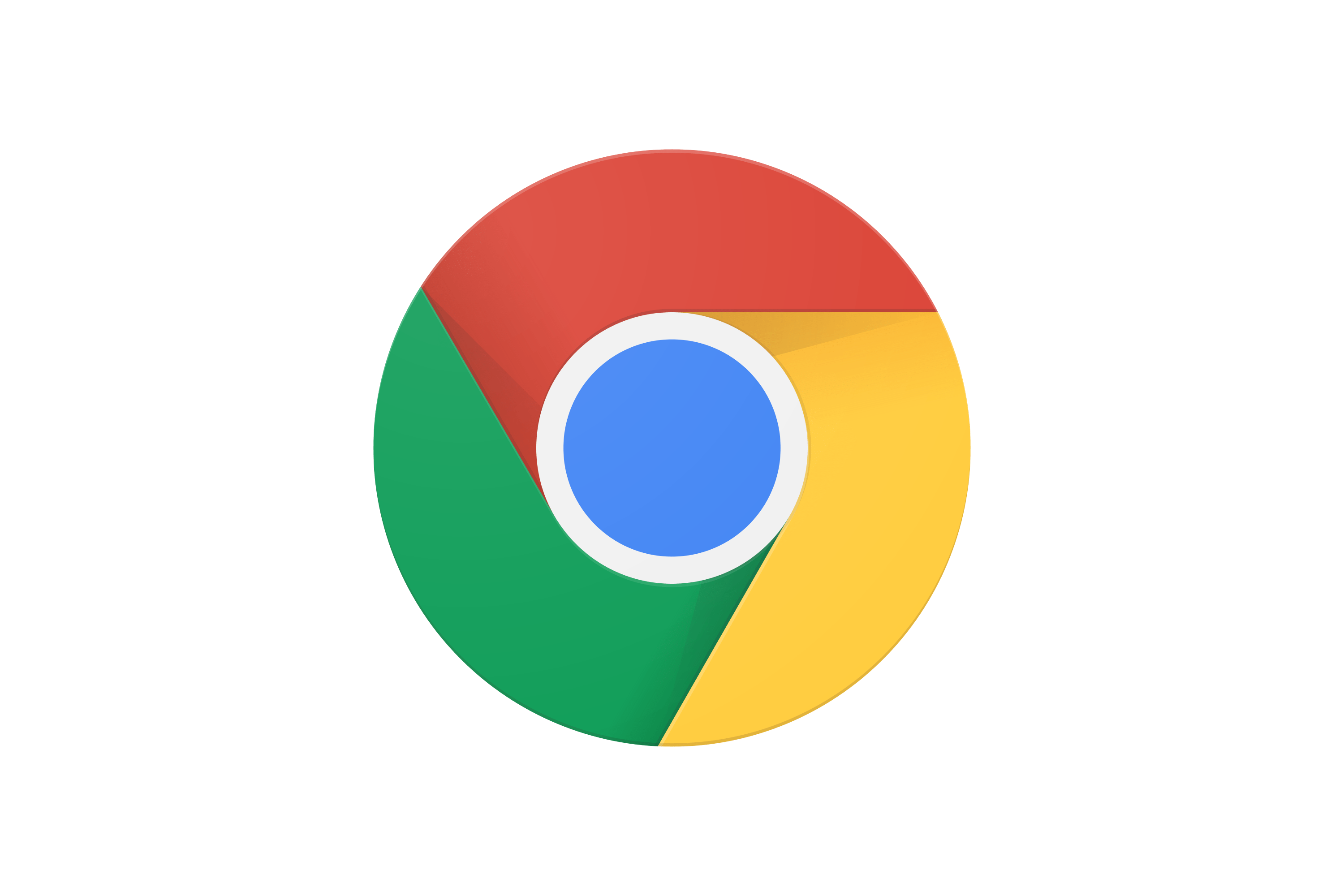 Official Google Chrome Logo Png Pic (gold, gray, chocolate, teal)