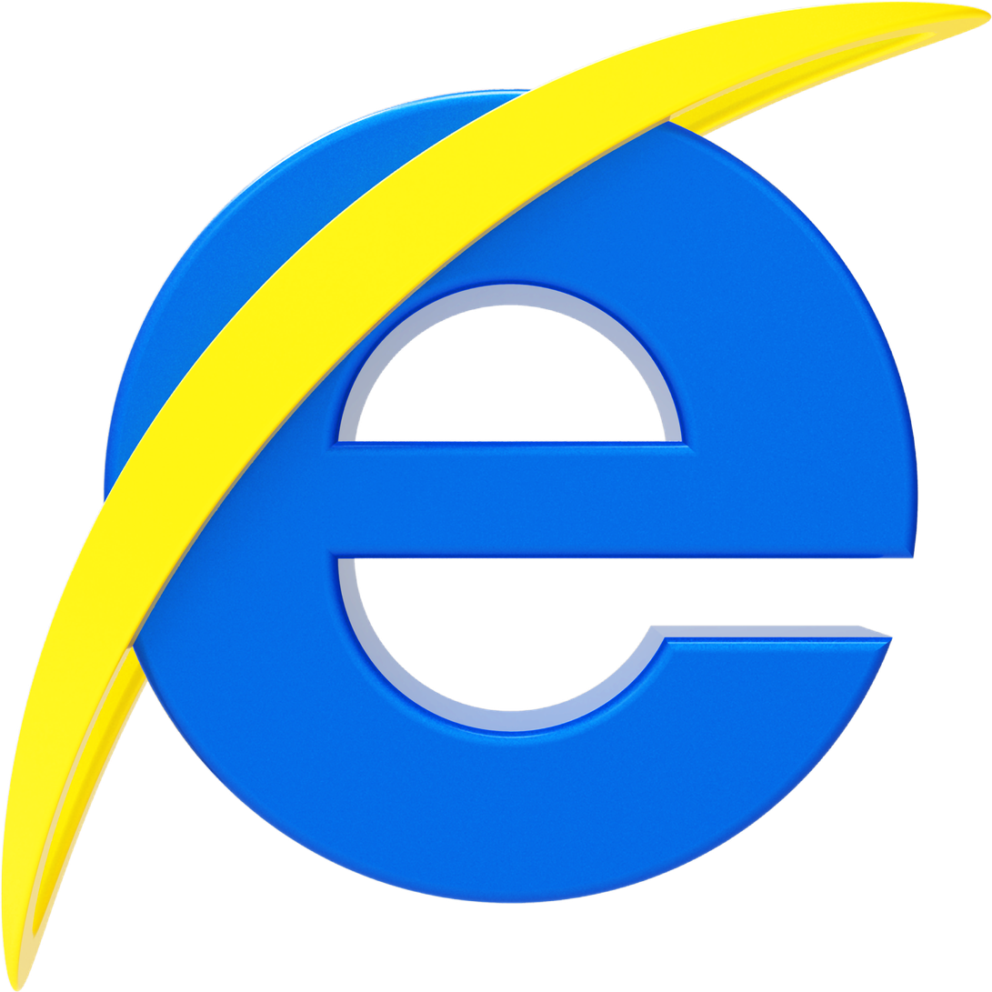 Official Internet Explorer Png Photos (yellow, black, teal)