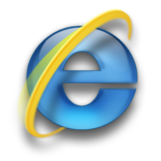 Official Internet Explorer Png Transparent Image (black, gold)