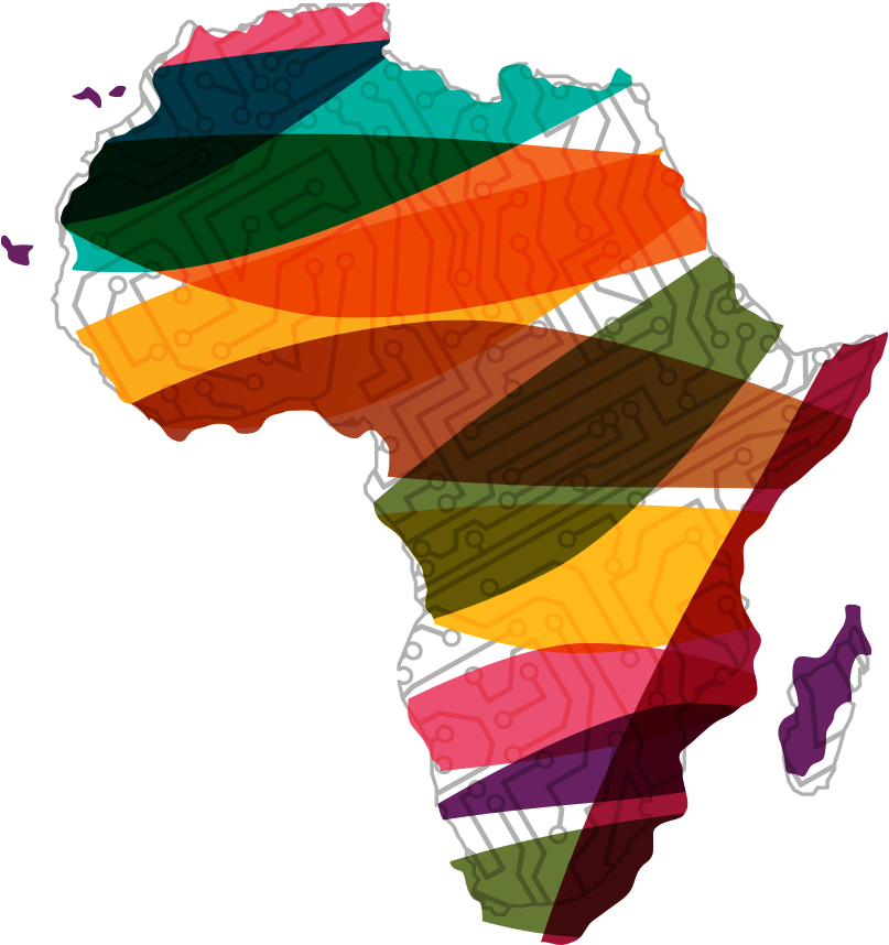 Africa Map Png Hd (green, orange, black, chocolate)