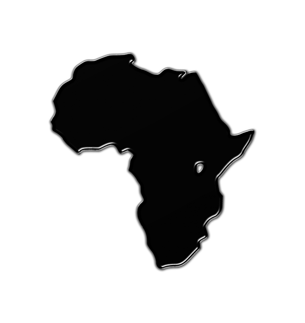 Africa Map Png Picture (black)