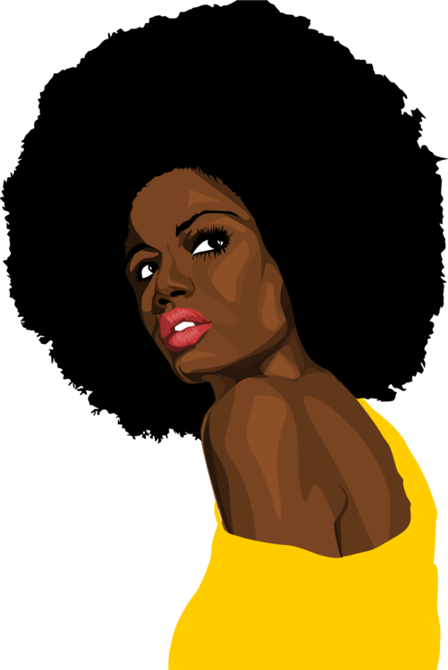 African American Woman Png Isolated Pic (maroon, olive, black, gold)