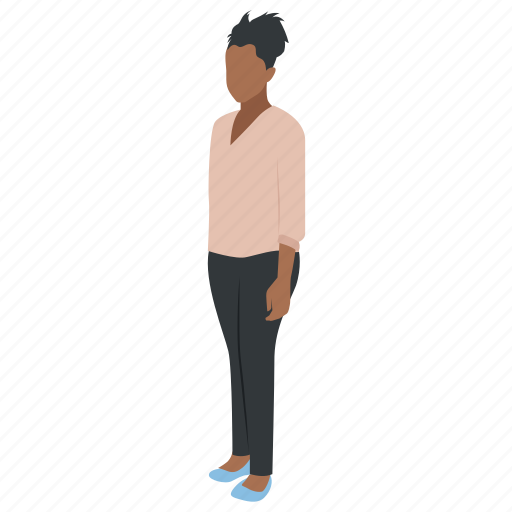 African American Woman Png Picture (black, indigo)