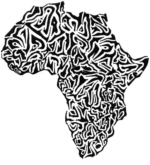 African Art Transparent Png (white, black, silver, lavender, gray)