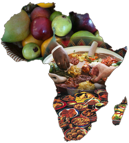 African Cuisine Transparent Png (black)