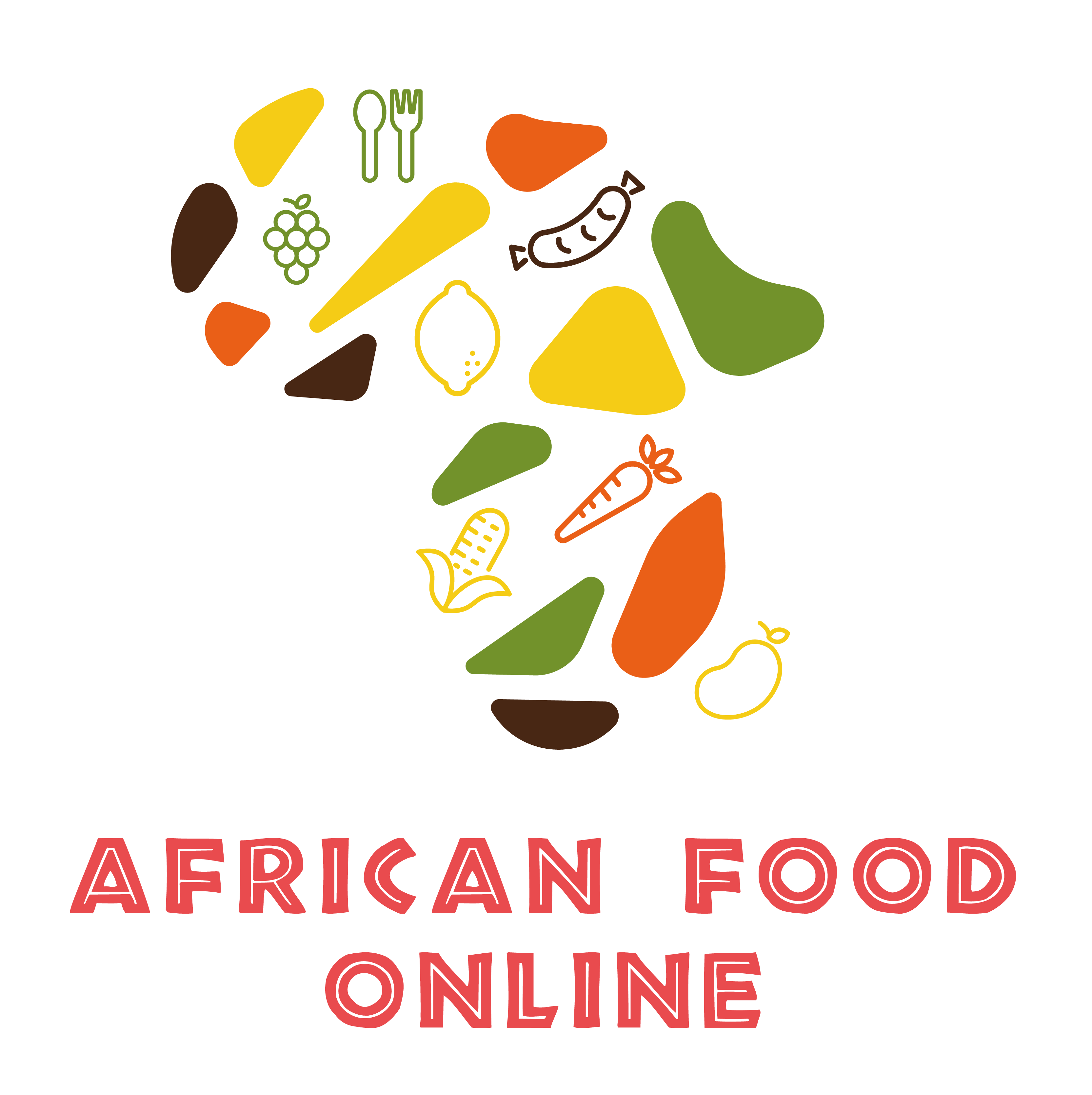 African Food Png Picture (white, gold, salmon, chocolate, olive)