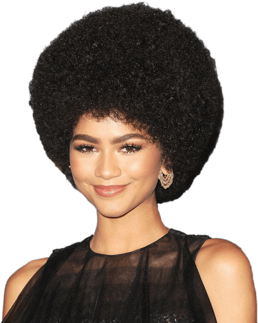 Afro Download Png Image (black)