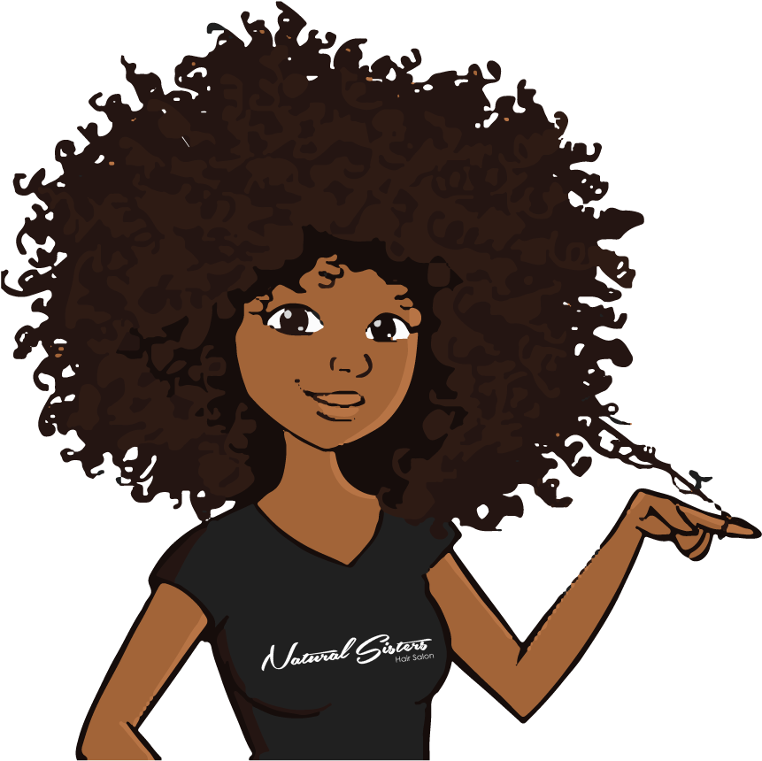 Afro Png File (black, chocolate)