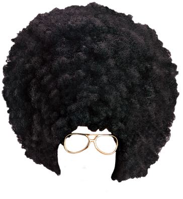 Afro Png Isolated Photo (black)