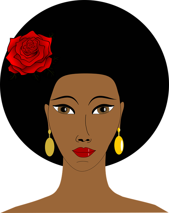 Afro Png Picture (black, chocolate, olive)