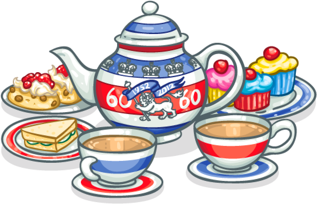 Afternoon Tea Png Free Download (black, white)