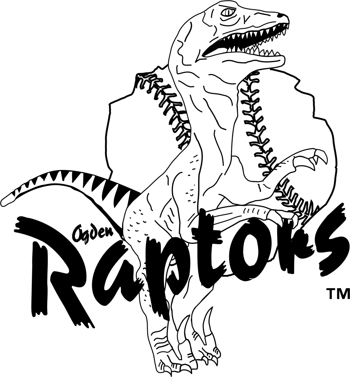 Ogden Raptors Png File (white, lavender, black)