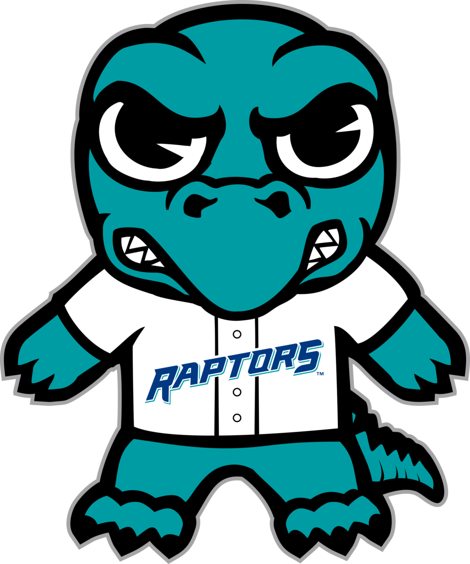 Ogden Raptors Png Pic (white, black, teal)