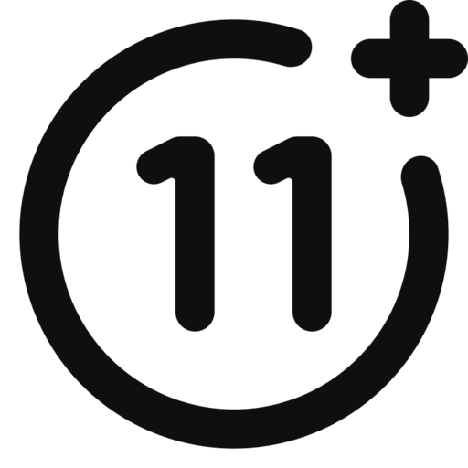 Age 11 Free Png Icon (black)