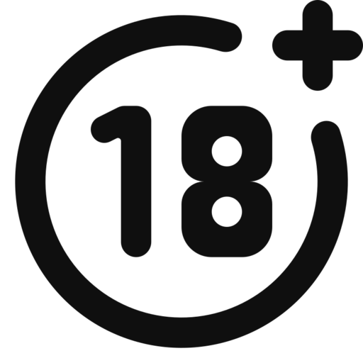 Age 18 Free Png Icon Download (black)