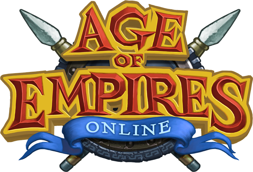 Age Of Empires Logo Png (orange, black, gold)