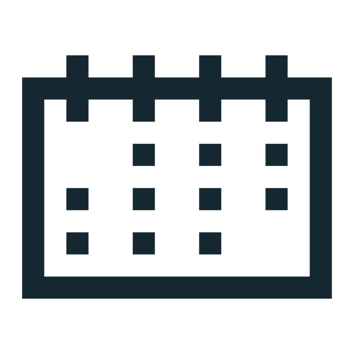 Agenda Calendar Date Free Png Icon Download (black)