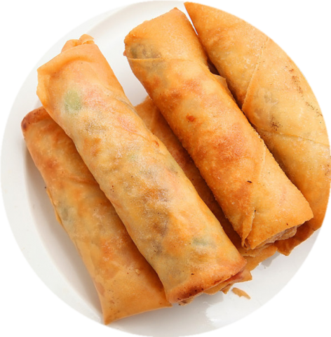 Egg Rolls Transparent Png (beige, white)