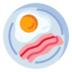 Egg Bacon Dish Plate Food Icon Free Nobackground Png Icon Download Path (silver, white, black, lavender, pink)