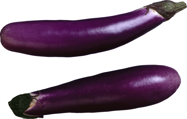 Eggplant Brinjal Png Hd (black)