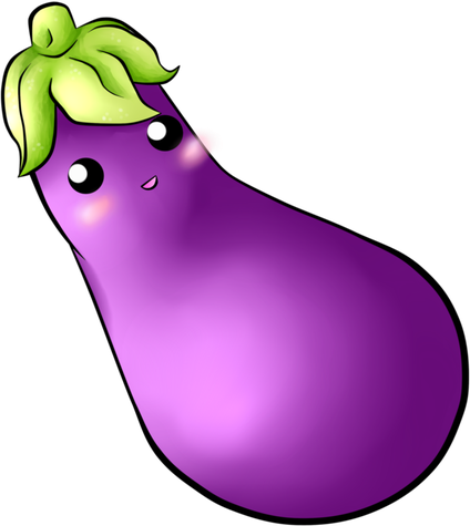 Eggplant Brinjal Png Transparent Image (purple, black)