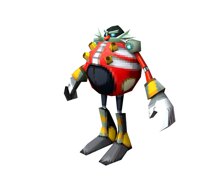 Eggrobo Sonic Lost World Png Image (black, white)