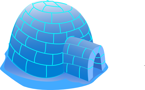 Igloo Png Clipart (white, teal, greenish blue)