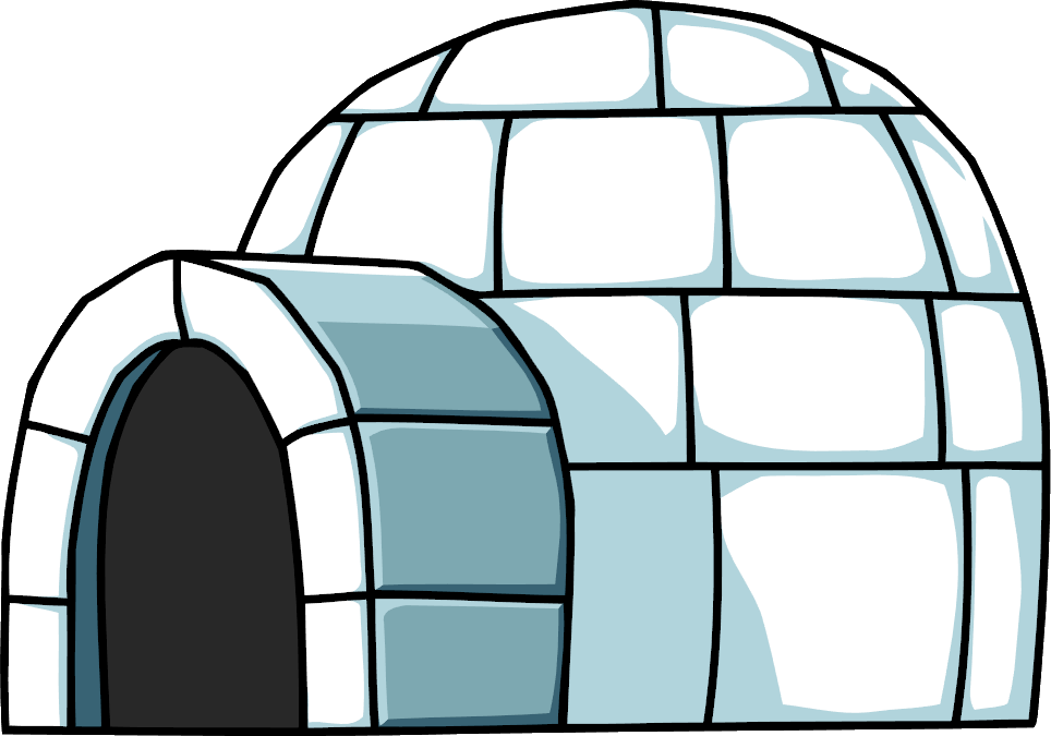 Igloo Png Transparent Image (gray, silver, black, white, mint)