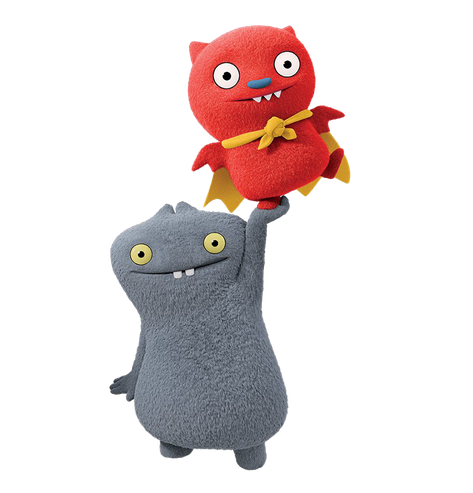 Uglydolls Babo Png Photos (black, gray)