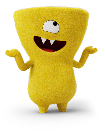 Uglydolls Png Free Download (black, orange, gold)