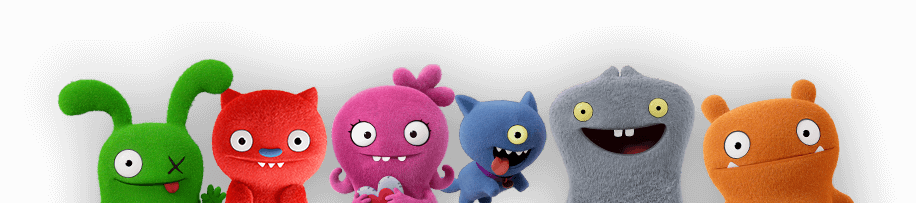 Uglydolls Png Pic (black, gray)