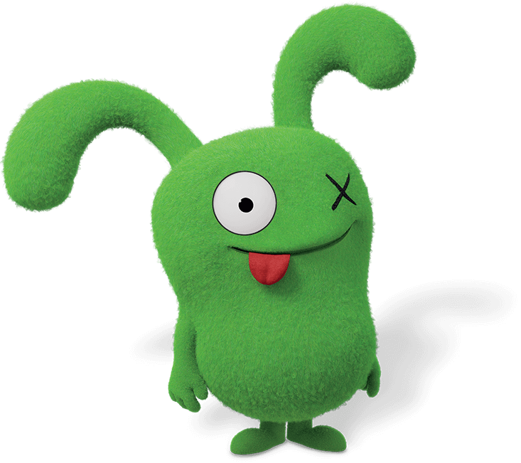 Uglydolls Transparent Background (black)