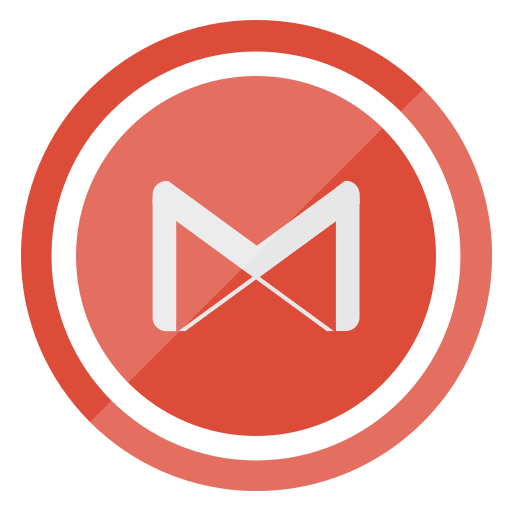 Gmail Free Png Icon Download (chocolate, lavender, salmon, black)