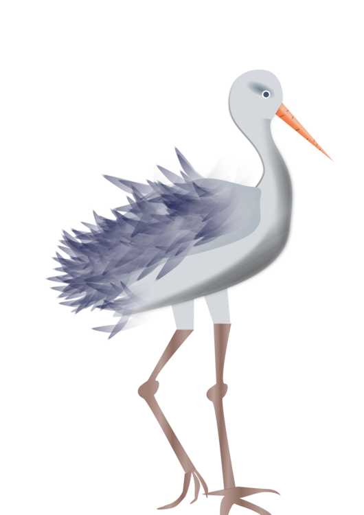 Egret Bird Png Transparent (lavender, black, gray)